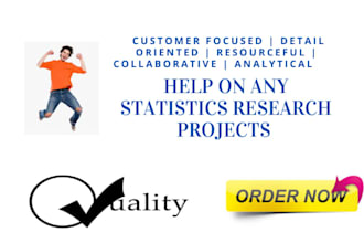 help on any statistics research writing