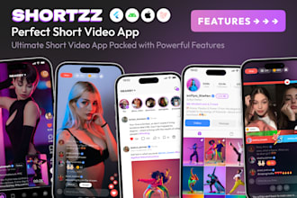 develop short video app tiktok clone android or ios with livestream