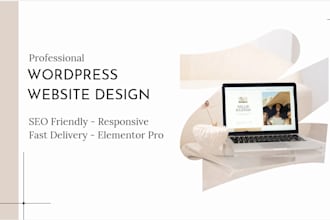design a responsive website on wordpress in 24 hours