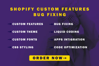 create, design and manage shopify website, shopify store