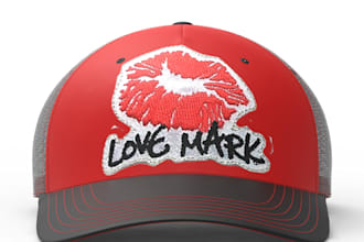 do create 3d sports and base ball cap