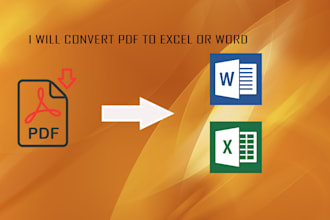 convert PDF to word, pdf to excel, image to word