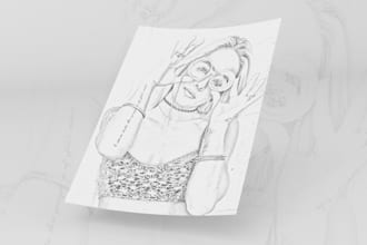 draw realistic pencil sketch portrait