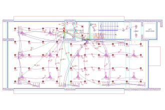 design and drawing for electrical systems with load  calculation