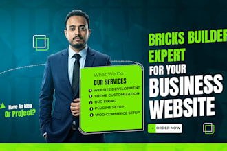 build a wordpress website using bricks builder by bricks builder expert