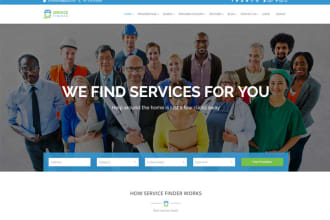 customize service finder provider and business listing theme