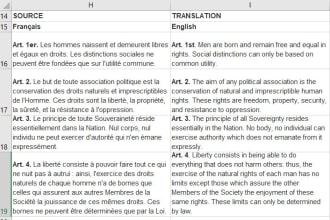 translate scripts from english to french