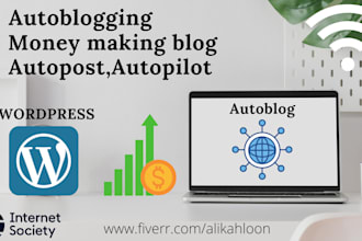 create responsive wordpress autoblog on any niche