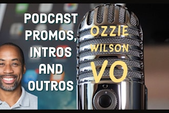 record podcast promos, intros and outros