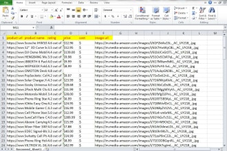 web scraping amazon data or any other website