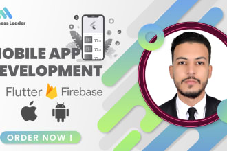 develop android and IOS mobile application with flutter firebase