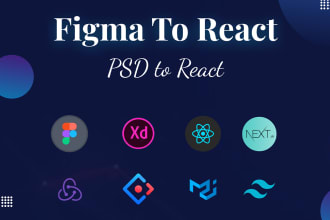 convert figma to react js or next js website