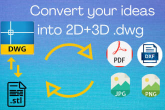 convert your PDF to cad or jpg drawing to autocad dwg file