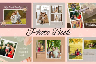 design your simple minimalist photo book or photo album