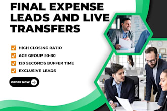 provide final expense live transfers for insurance agents