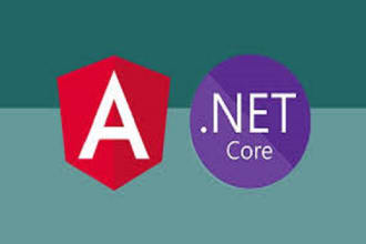 develop a web app in angular and asp dot net core
