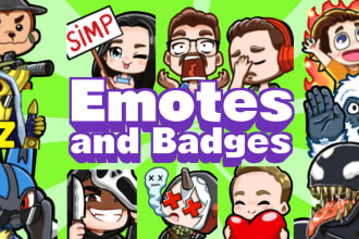 create custom twitch emotes and sub badges