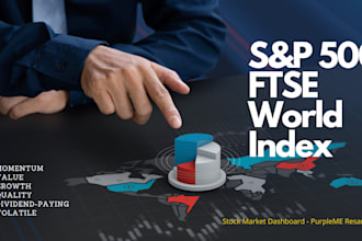 create stock market dashboard and visuals