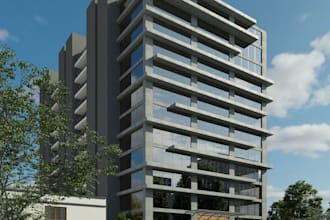create a realistic 3d rendering