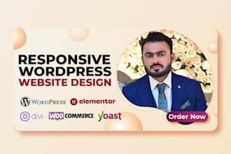 design, redesign or fix responsive wordpress website