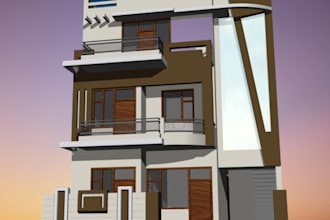 make realistic exterior design in 3d for your home