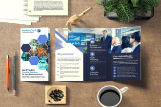 design bifold and trifold brochure for your business