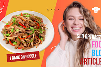write food articles for your food blog