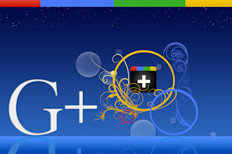 get 505 Real and manual google plus or 505 circles,followers from different IPS