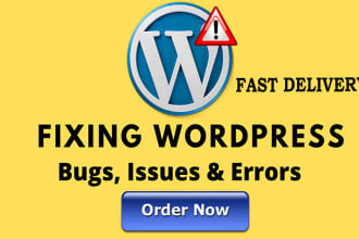 fix wordpress issue in an hour