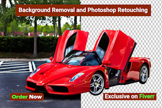 background removal,photoshop retouching fast
