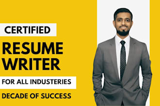 offer professional ats resume writing, editing service, cv and linkedin profile