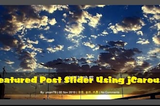 enhance your wordpress by adding the awesome slideshow