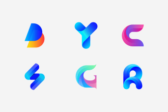 design modern and trendy letter logo