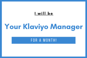 be your klaviyo manager for a month