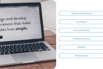 develop ecommerce or portfolio website mobile responsive