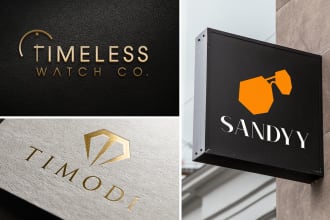 create luxury watch, fashion, sunglass or jewelry logo design