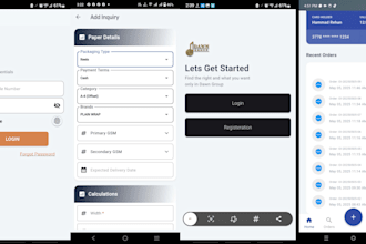design and develop a flutter hybrid mobile application
