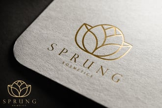 make a custom modern minimalist luxury and elegant logo