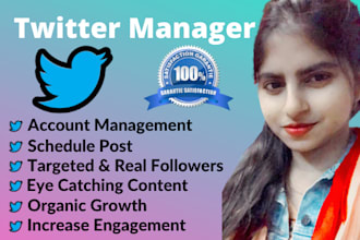 be your twitter manager to reach your target
