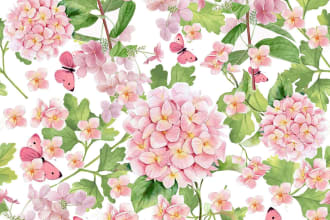 design placement or overall print patterns, seamless repeats