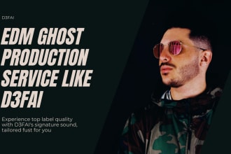 produce you a top level edm ghost production like d3fai
