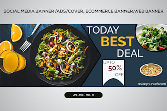 design social media banner or cover