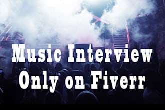 interview your Band or Solo project on my Gig Guide site