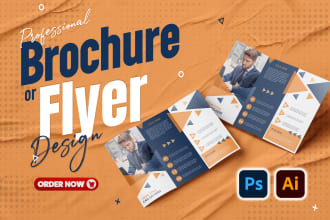 create,bifold trifold, brochure design, leaflet and flyer design