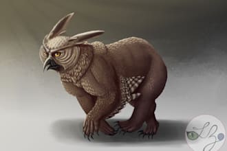 paint fantasy, dnd monster characters