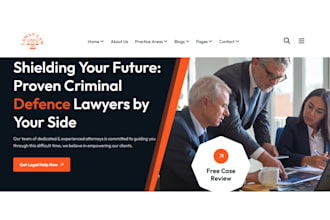 create lawyer, law firm website in wordpress with booking system