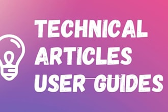 write technical articles related to wordpress and website