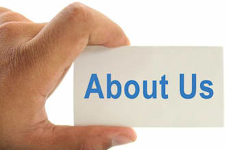 write About us page for your Website/Blog