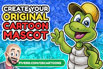 create your original cartoon mascot character
