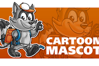 create your original cartoon mascot character